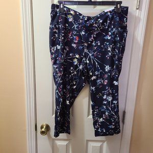 Navy Print Livi Active Leggings - New with Tags